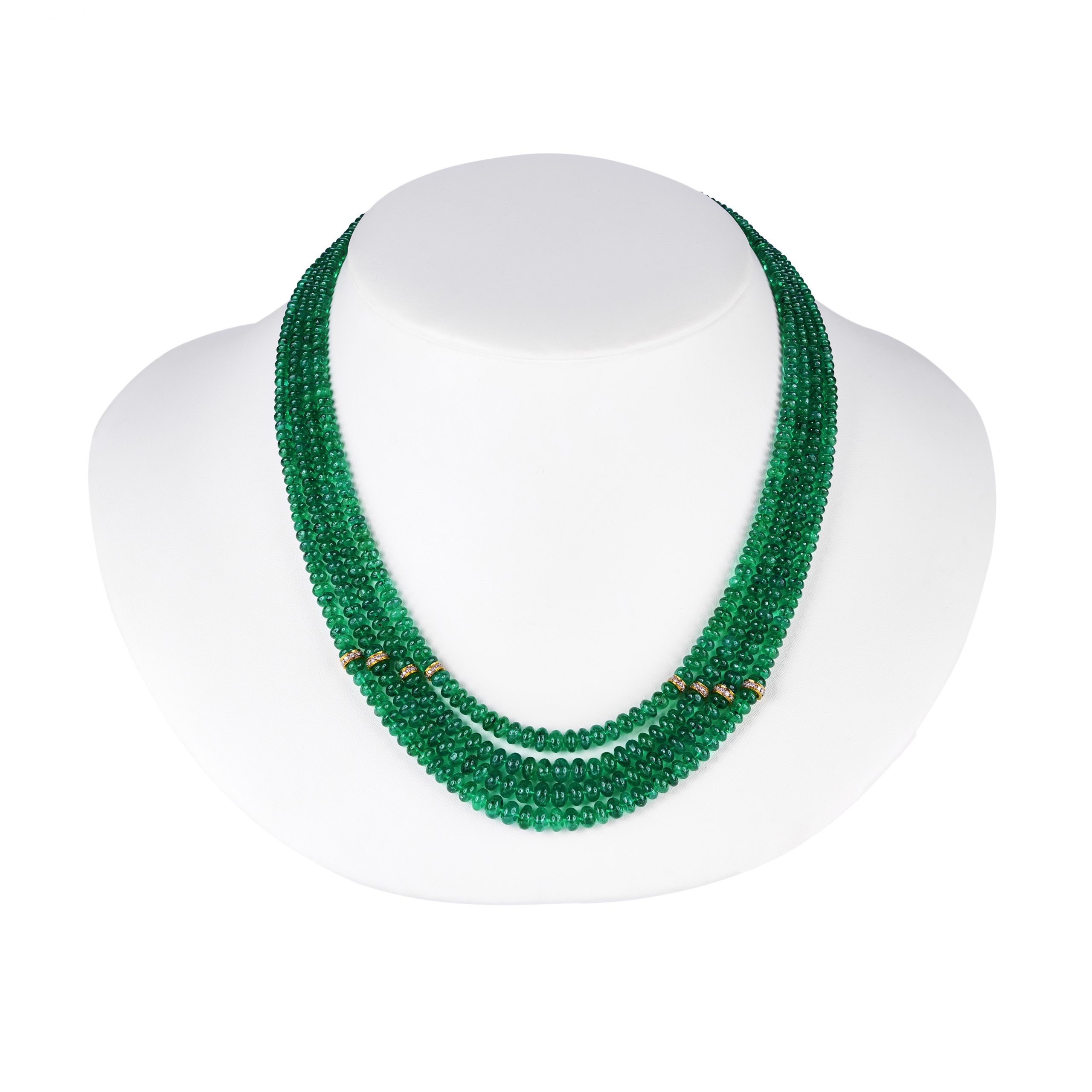 Emerald Necklace Neck