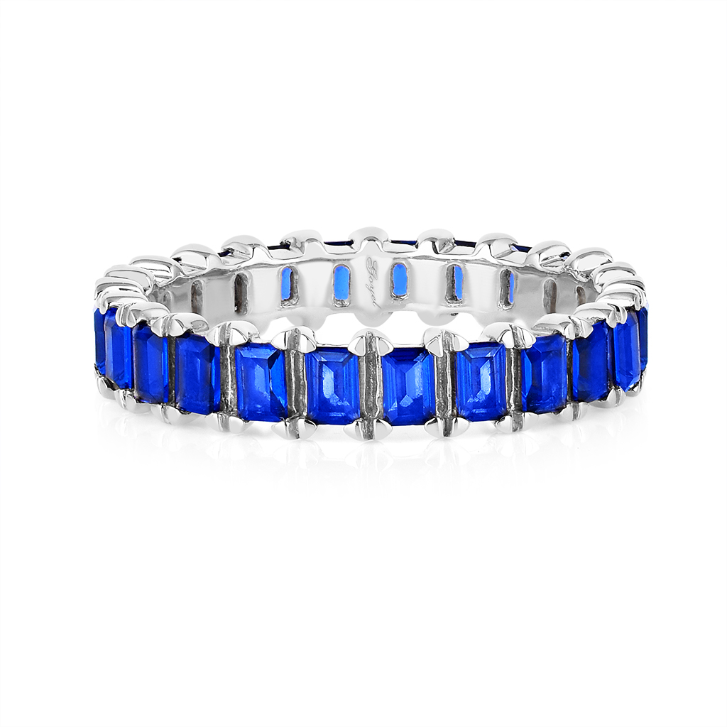 Blue Sapphire Eternity Ring Goyel